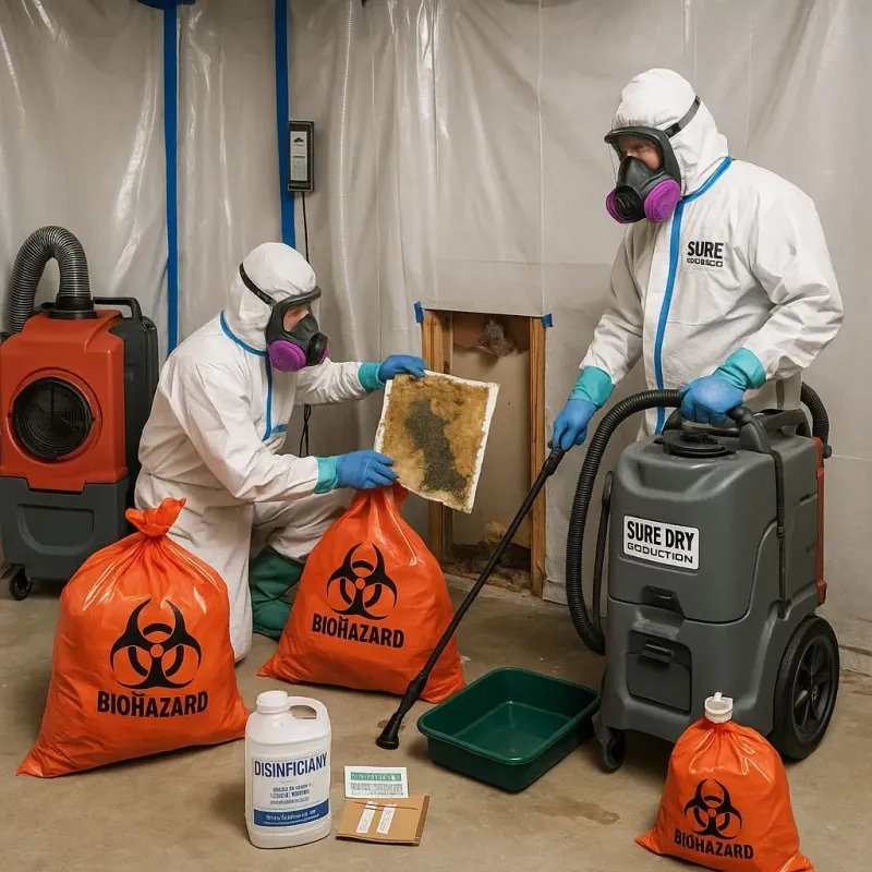 Contaminated Water Handling Protocols process in Payson, IL